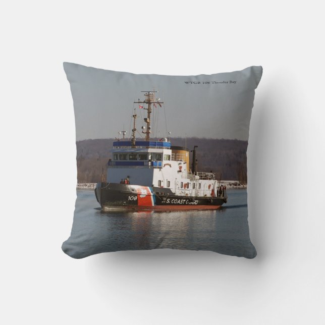 WTGB 108 almohada cuadrada de Thunder Bay (Anverso)