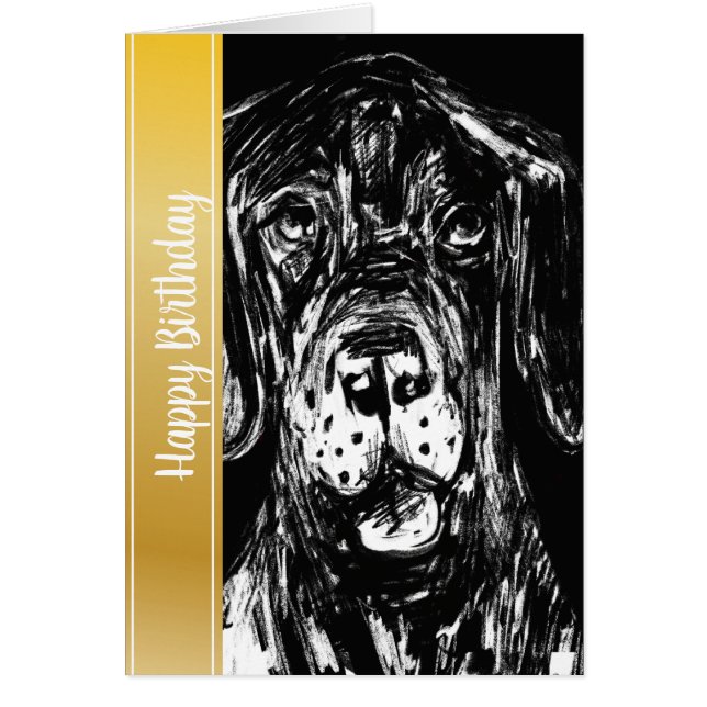 Wuff wuff, feliz cumpleaños de un gran danés (Frente)