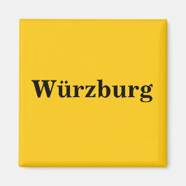 Würzburg imán escudo oro Gleb