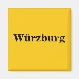 Würzburg imán escudo oro Gleb