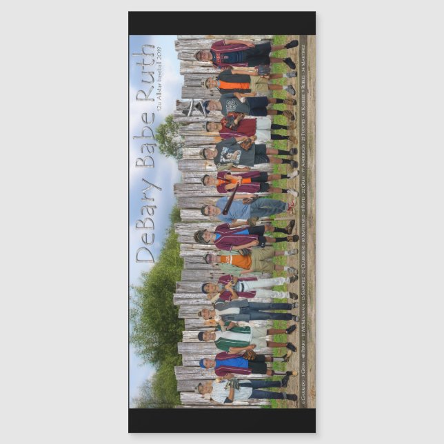 WVAC 12u Allstar Béisbol (Anverso)