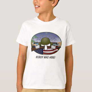 WW2 Kilroy embroma la camiseta