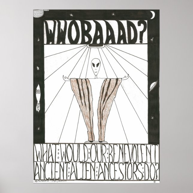 ¿WWOBAAAD? Póster (Frente)