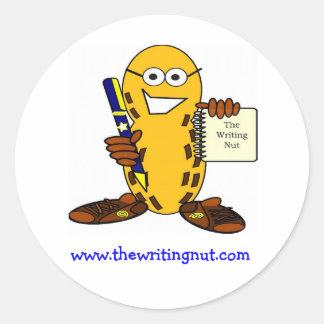 www.thewritingnut.com pegatina