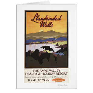 Wye Valley Resort Poster de Ferrocarril Británico