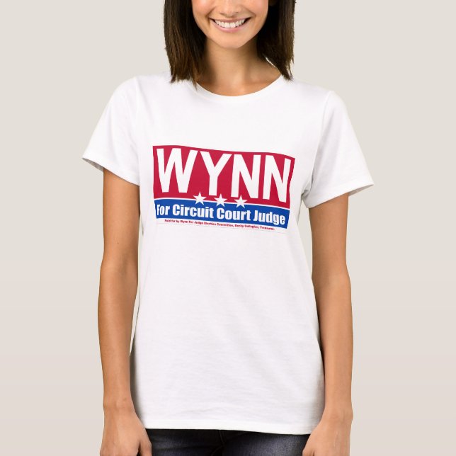 Wynn para la camisa de la ayuda de la campaña del (Anverso)