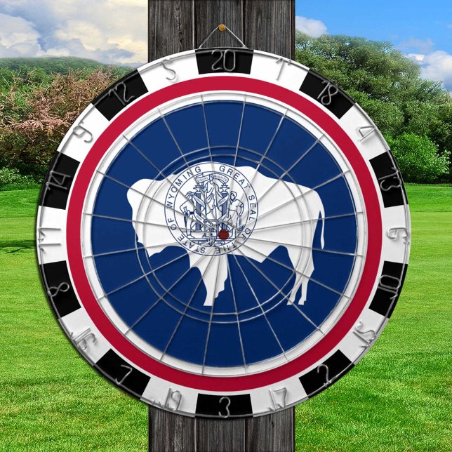 Wyoming Dartboard USA & Wyoming Flag / tablero de  (Subido por el creador)