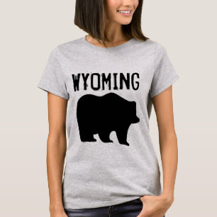 WYOMING GRIZZLY BEAR Camisetas