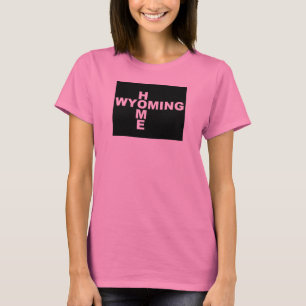 Wyoming Hogar Lejos De Los Tees De Camisetas Estat