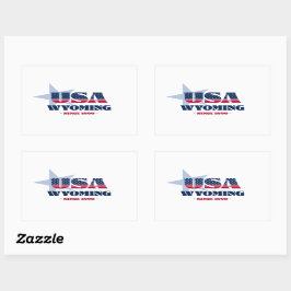 Wyoming Mi Pegatina del Estado de origen