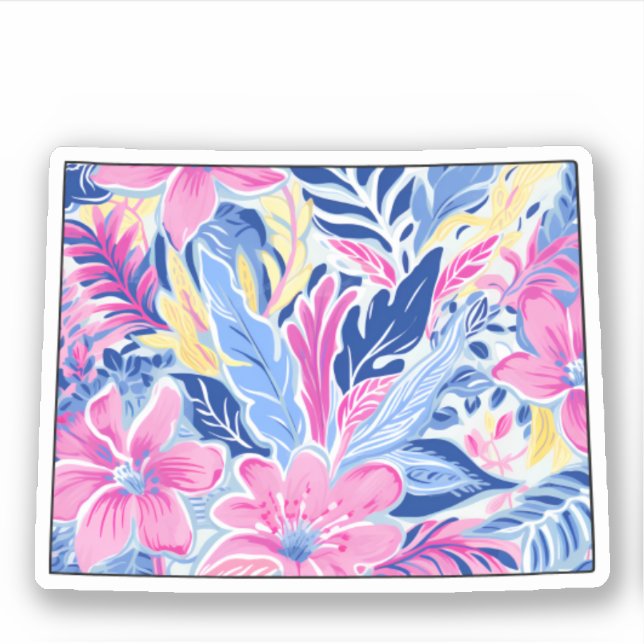 Wyoming - Pegatina de verano - Lilly Inspired (Anverso)