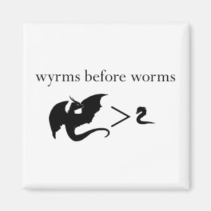 Wyrms antes del imán de los gusanos
