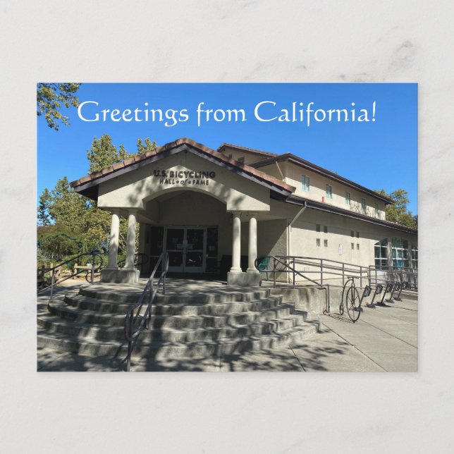 X.ITINERARIOS: ¡Saludos desde California! Postal (Anverso)