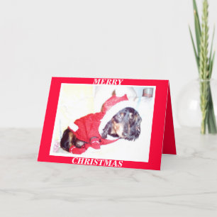 X TARJETAS DE NAVIDADES MAS - HEIDI PUP - DASCHUND