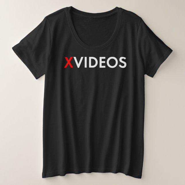 X-Videos T Shirt Black (Anverso del diseño)