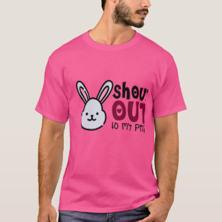 xCute Bunny grita camiseta Unisex, regalo de Pascu