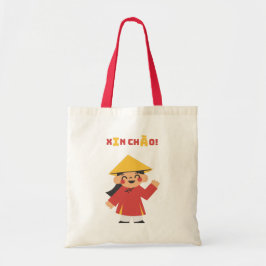 ¡Xin Chào! - Bolsa de Tote con saludo vietnamita
