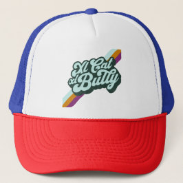 Xl Bully Cats Retro Typografía Sombrero De Béisbol
