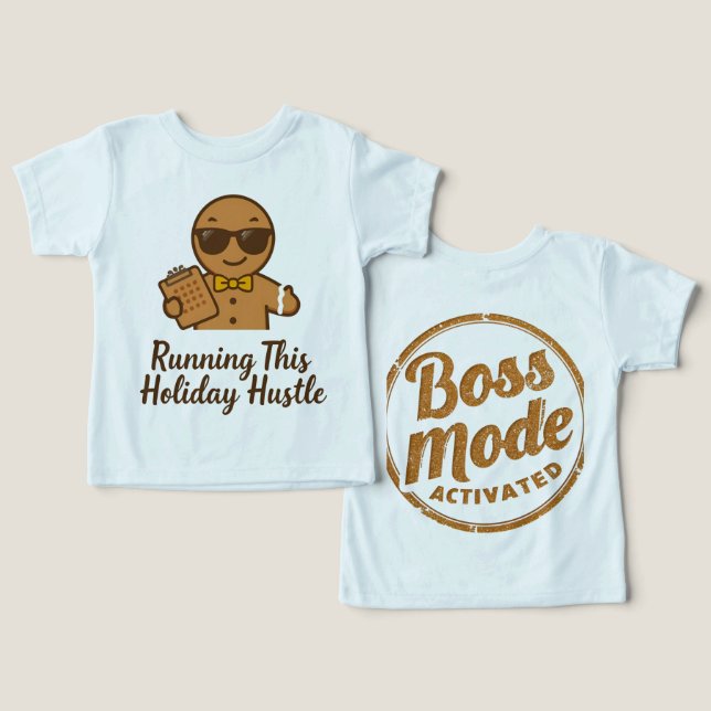 XMAS Bella+Canvas Toddlers & Baby T‑Shirt (Diseño Anverso y Reverso)