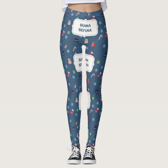 xmas buona Befana leggings (Anverso)