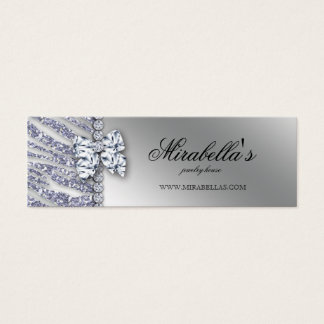 Xmas Jewelry Zebra Price Etiqueta Silver Sparkle
