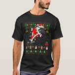 Xmas Luces Ugly Sweater Style Santa Orca Christma<br><div class="desc">Navidades Santa Orca con luces feas y suéter</div>