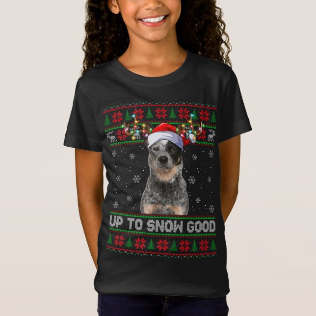 Xmas Sweater Style Ugly Australian Cattle Dog Chri (Anverso)