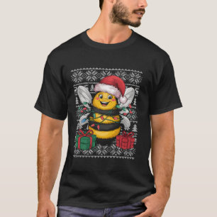 Xmas Sweater Style Ugly Santa Hat Bumble Bee Chris