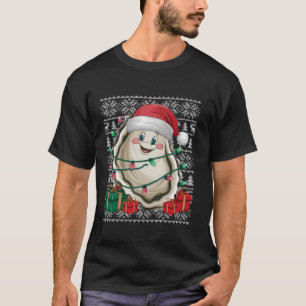 Xmas Sweater Style Ugly Santa Hat Funny Oyster Chr