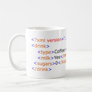 XML que programa la taza de café