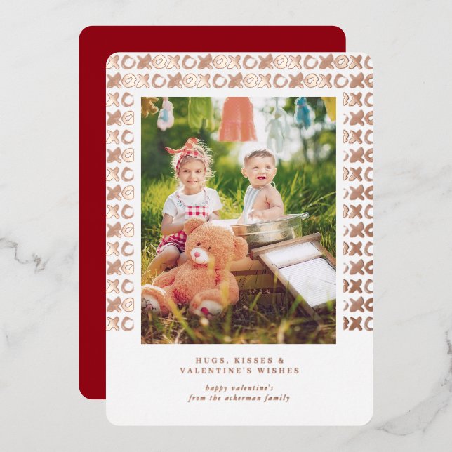 XOX | Tarjeta fotográfica de los deseos de San Val (Anverso/Reverso)