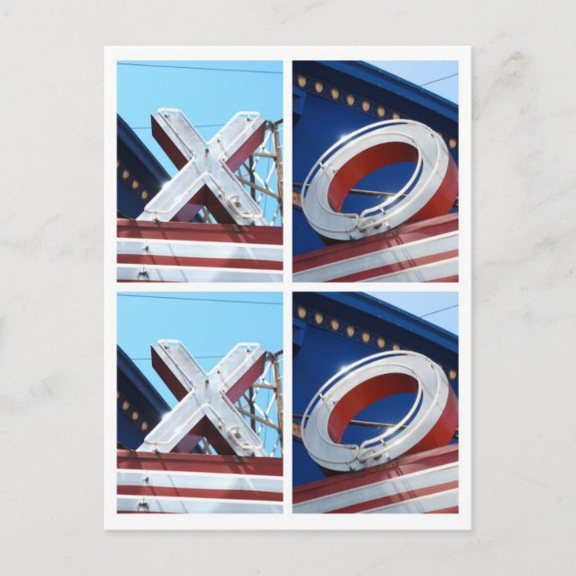 XOXO - Postales de abrazos de cadera y besos (Anverso)