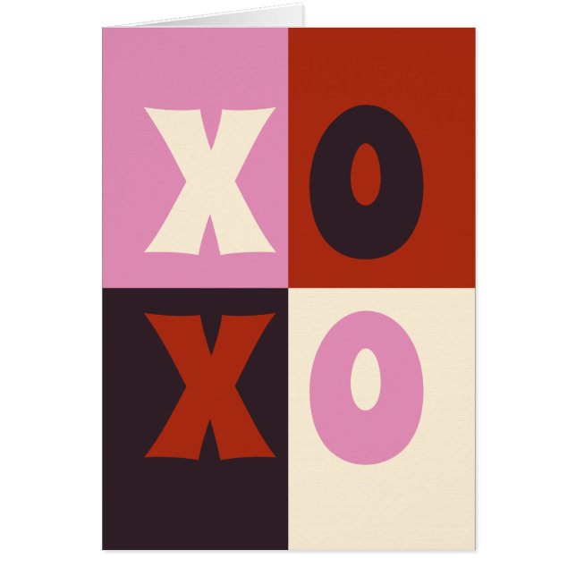 XOXO Red Pink Eggplant Ivory (Frente)