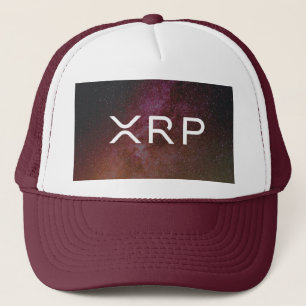 xrp, casquillo marrón del gorra de la ondulación