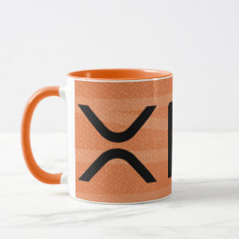 xrp, taza anaranjada de la taza de la ondulación