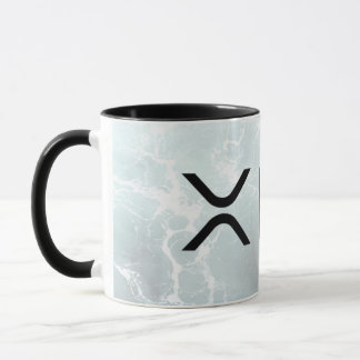 xrp, taza de café del agua de la ondulación/taza