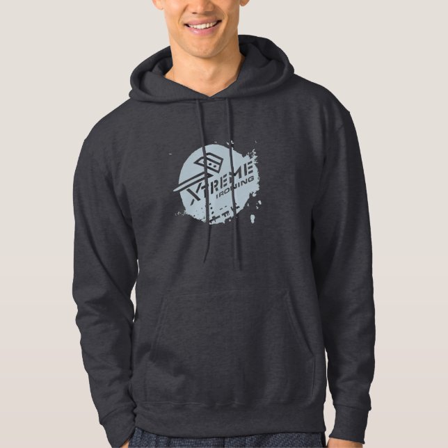 Xtreme que plancha la sudadera con capucha oscura (Anverso)