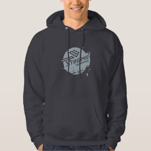 Xtreme que plancha la sudadera con capucha oscura