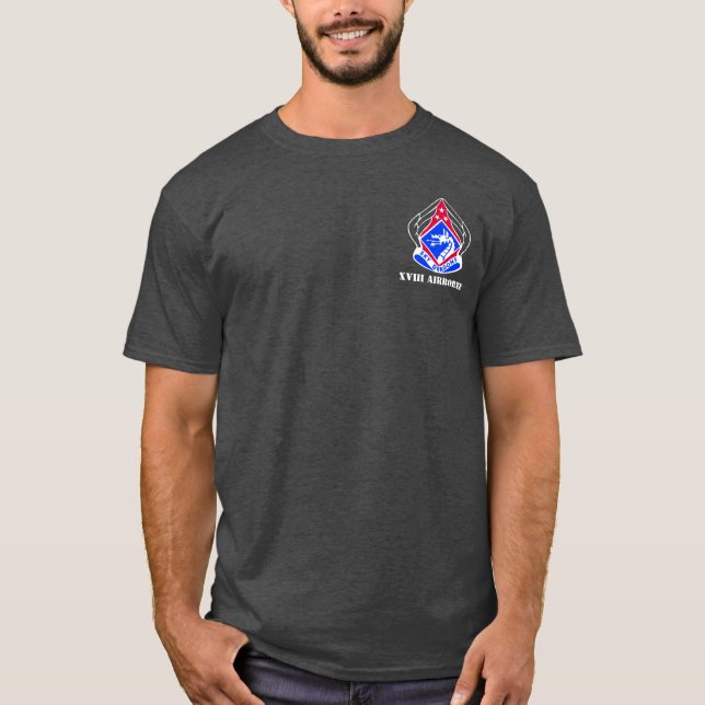 XVIII camiseta aerotransportada del cuerpo (Anverso)