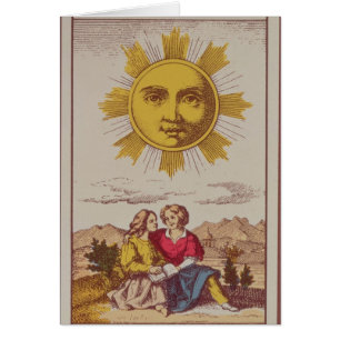 XVIIII Le Soleil, carta de tarot francesa del Sun