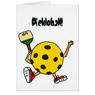 XX carácter divertido de Pickleball