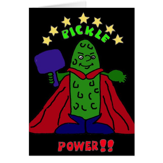 XX dibujo animado de Pickleball del super héroe (Frente)