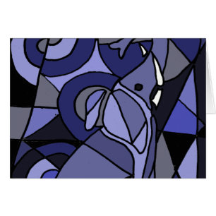 XX elefante del arte abstracto