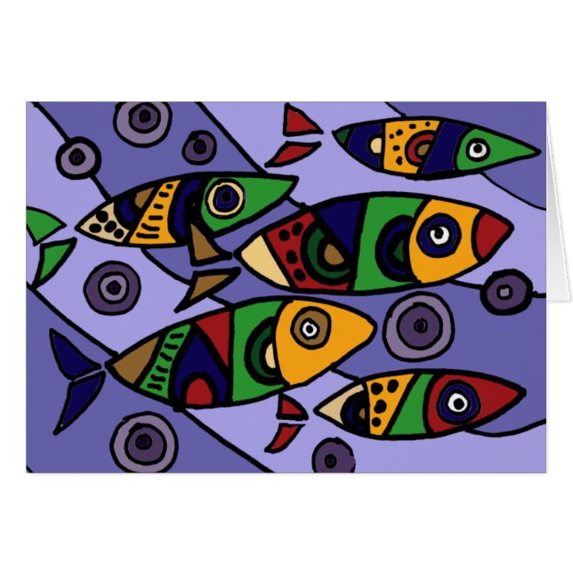 XX pescados del arte abstracto (Anverso (Horizontal))
