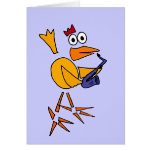 XX pollo divertido que juega arte abstracto del