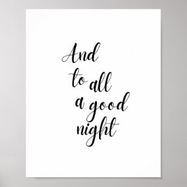 Y a todos los Posters de una buena noche