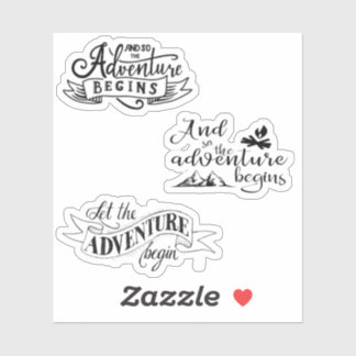 Y Así La Aventura Comienza Con Pegatinas