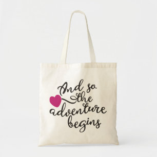 Y así la aventura comienza la bolsa decorativa de 