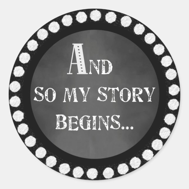 Y Así Mi Historia Comienza A Cambiar De Pegatina D (Anverso)