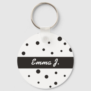 Y blanco llaveros conocidos personalizados modelo